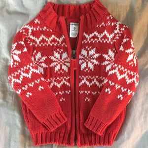 Carter’s Red holiday sweater